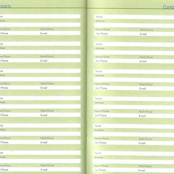 2024-2025 Value Pocket Calendar for Planning, Scheduling - Flowers - Picture 3 of 6